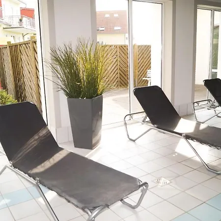 Grosszuegige Mit Haffblick, Balkon Und Poolnutzung *